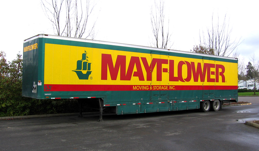 Mayflower Trailer Wrap Graphics - Pacific Truck Colors