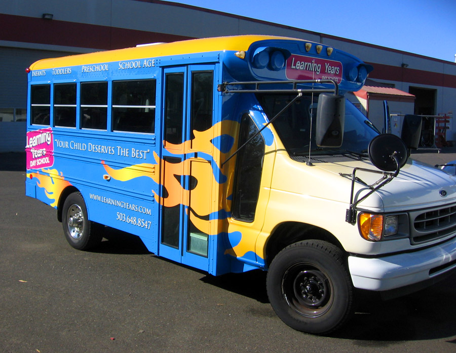 vehicle wrap bus