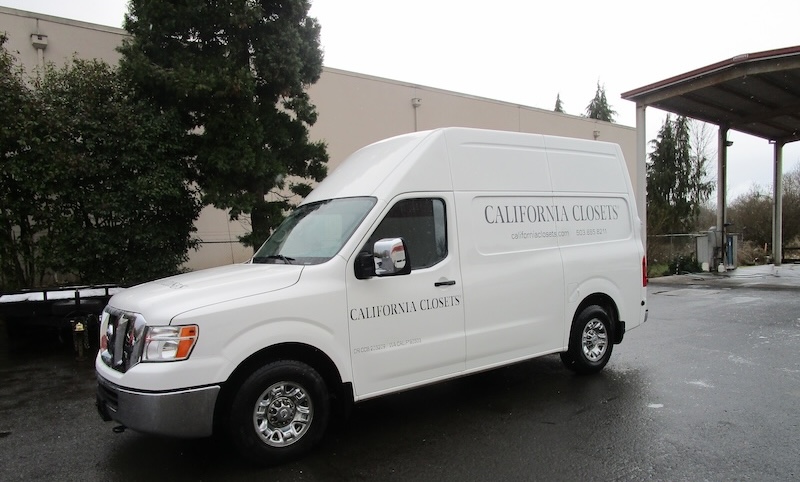 2021 Nissan NV Collision Repair for California Closets