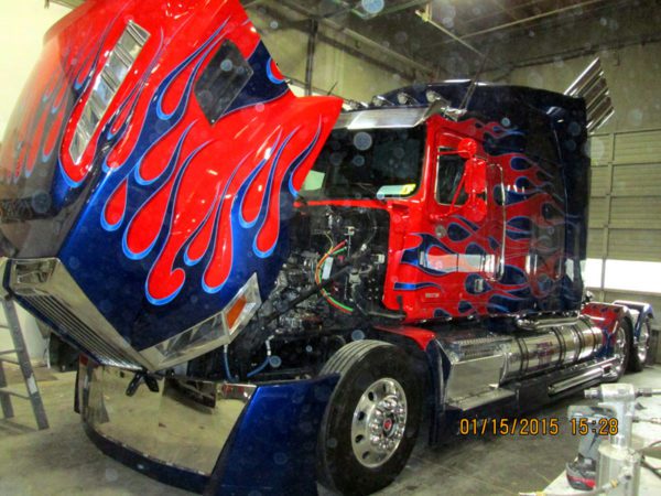 Semi Truck Paint example - Pacific Truck Colors