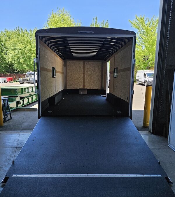 City of Beaverton 16ft Cargo Trailer Gets a Durabull Spray-On Bedliner Upgrade