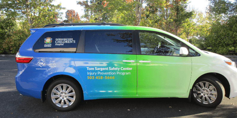 Toyota Sienna Full Body Graphics & Window Decals for Doernbecher Children’s Hospital