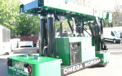Omega Morgan Industrial Forklift Refinish and Branding Project