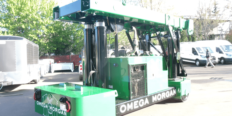 Omega Morgan Industrial Forklift Refinish and Branding Project - After Image