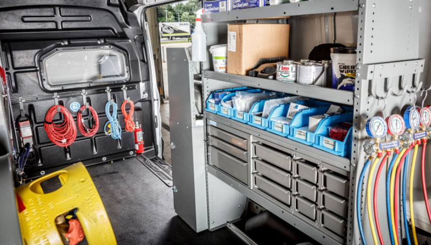 van storage accessories